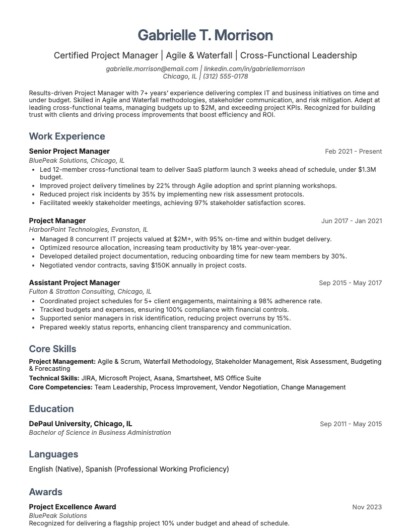 Project Manager
